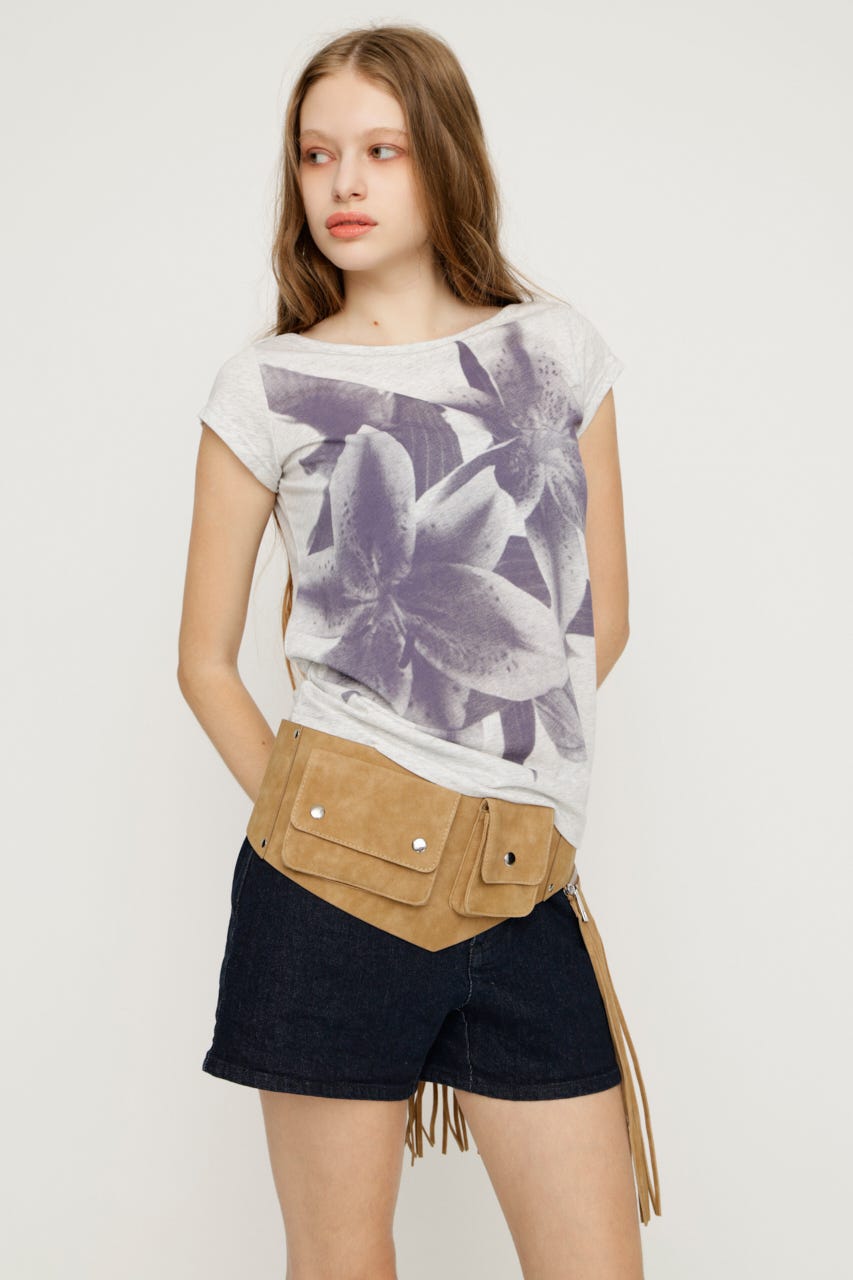 FRINGE WIDE ベルト BEG FREE