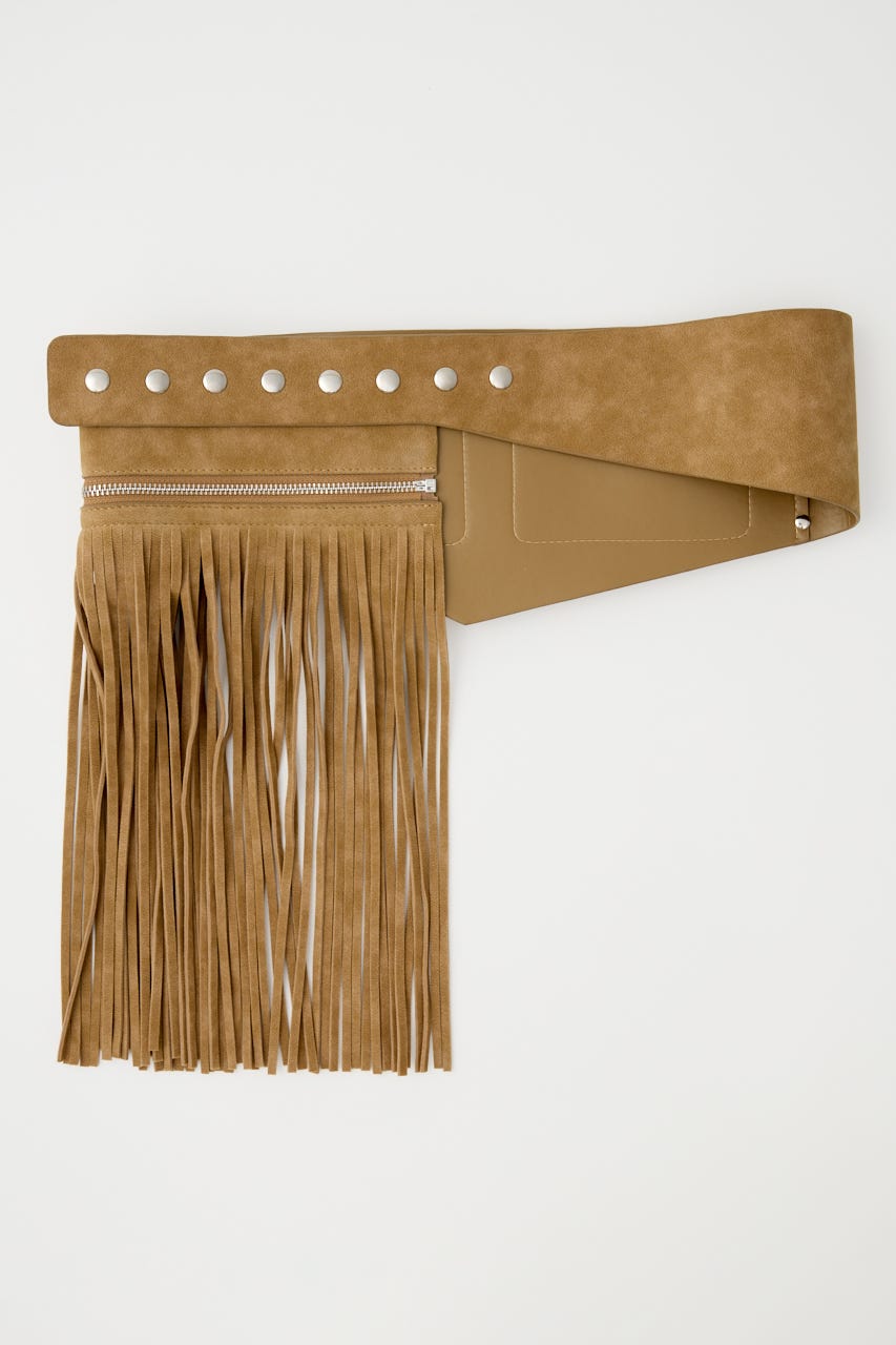 FRINGE WIDE ベルト BEG FREE