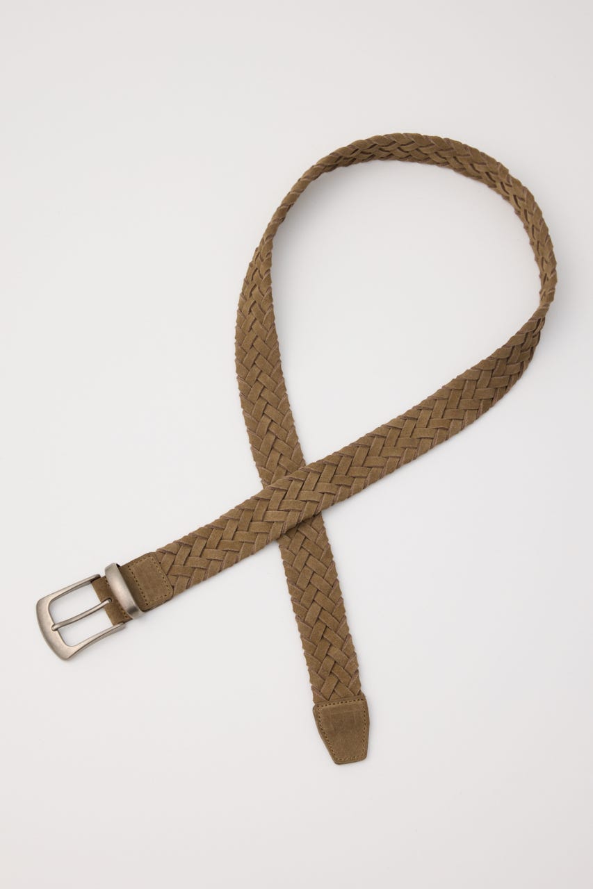 BRAIDS LEATHER ベルト BEG FREE