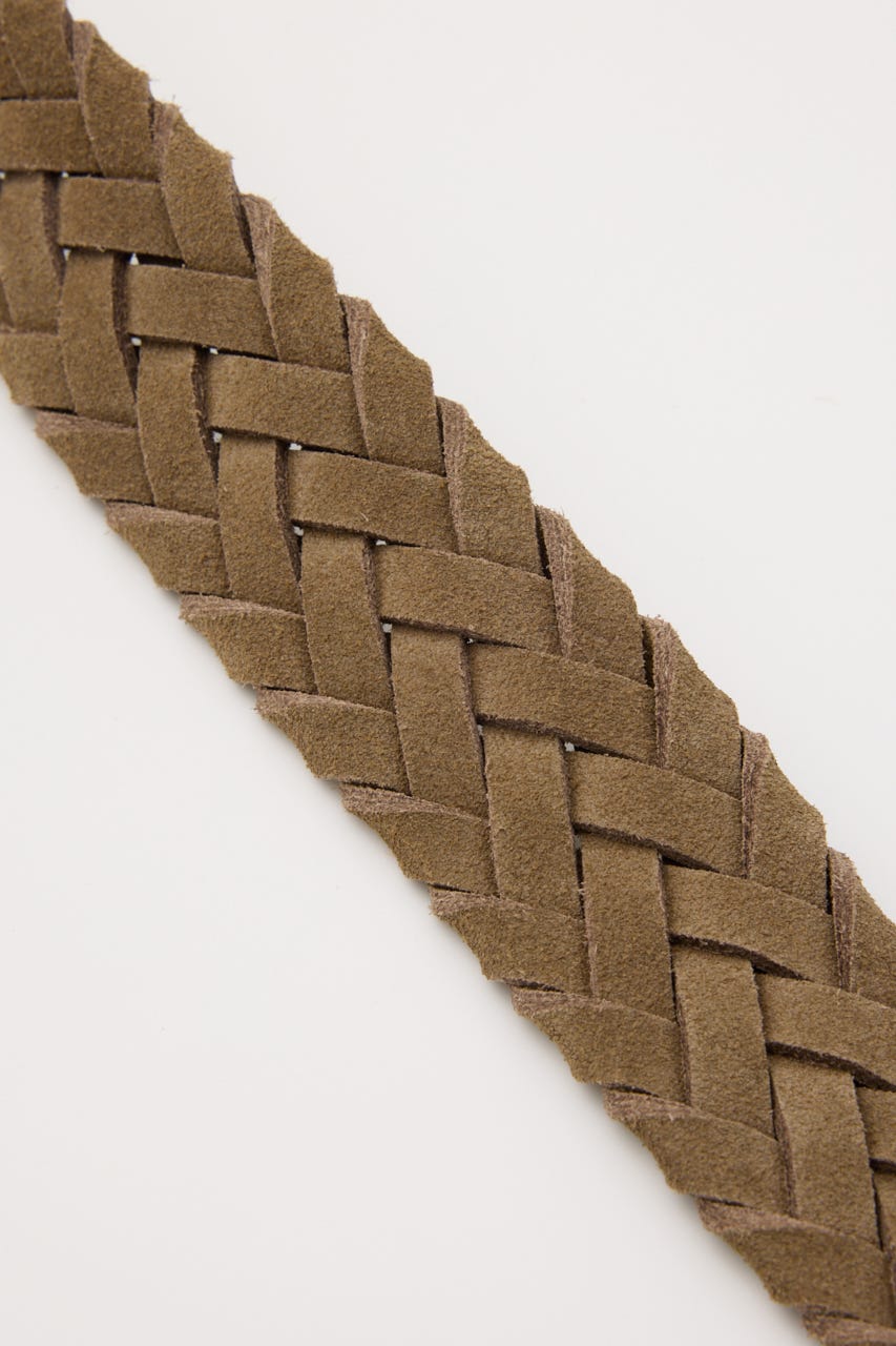 BRAIDS LEATHER ベルト BEG FREE