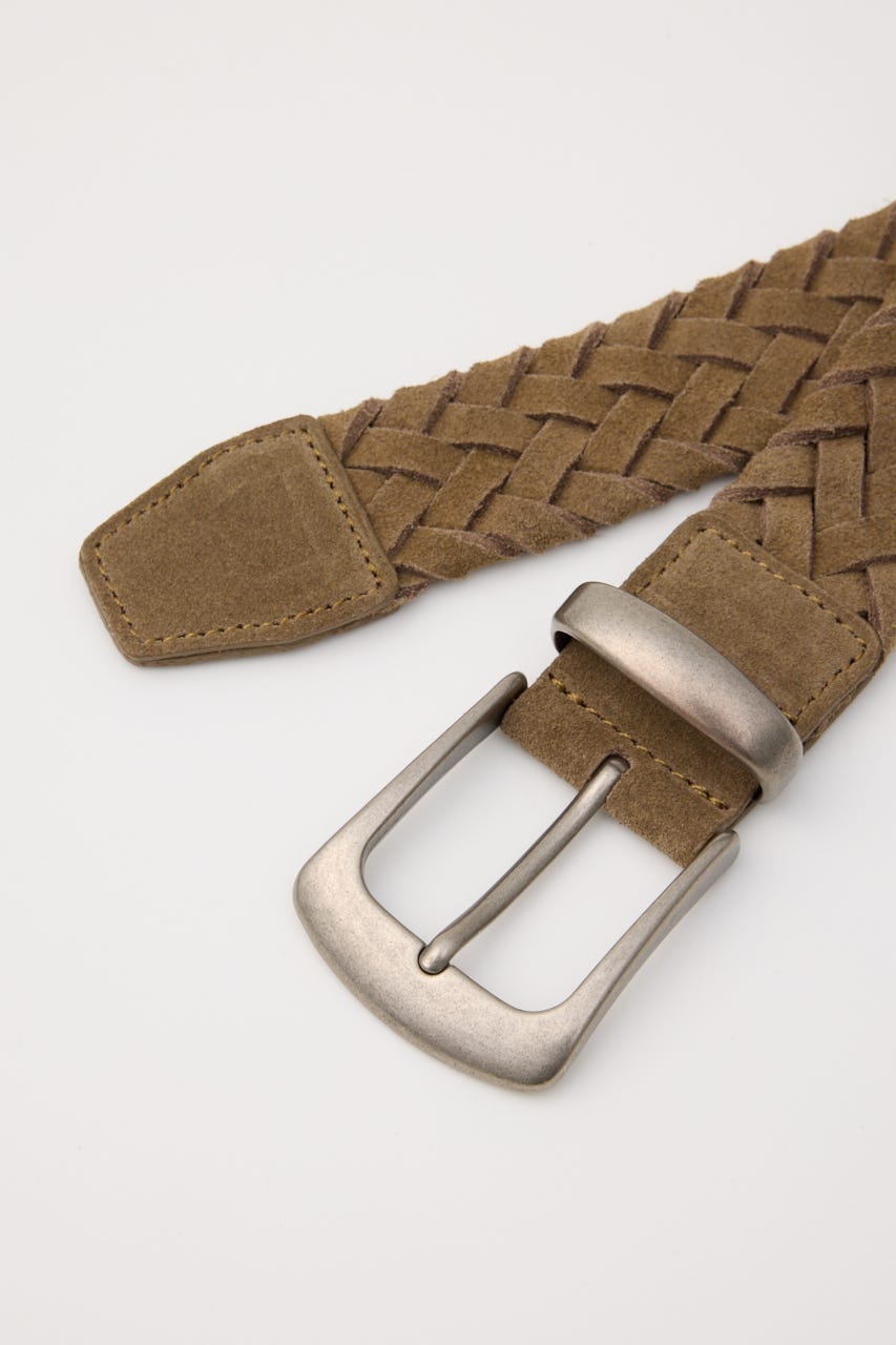 BRAIDS LEATHER ベルト BEG FREE