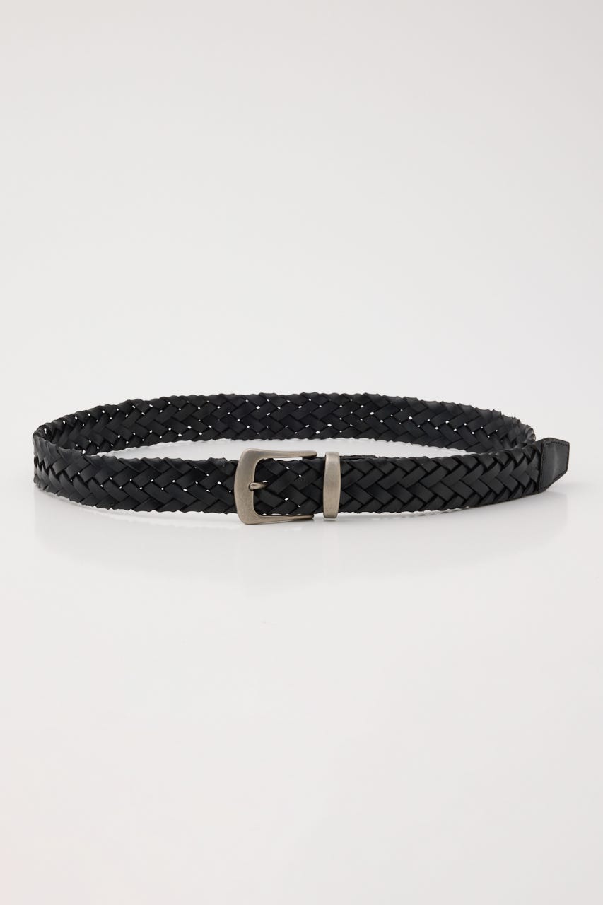 BRAIDS LEATHER ベルト BLK FREE