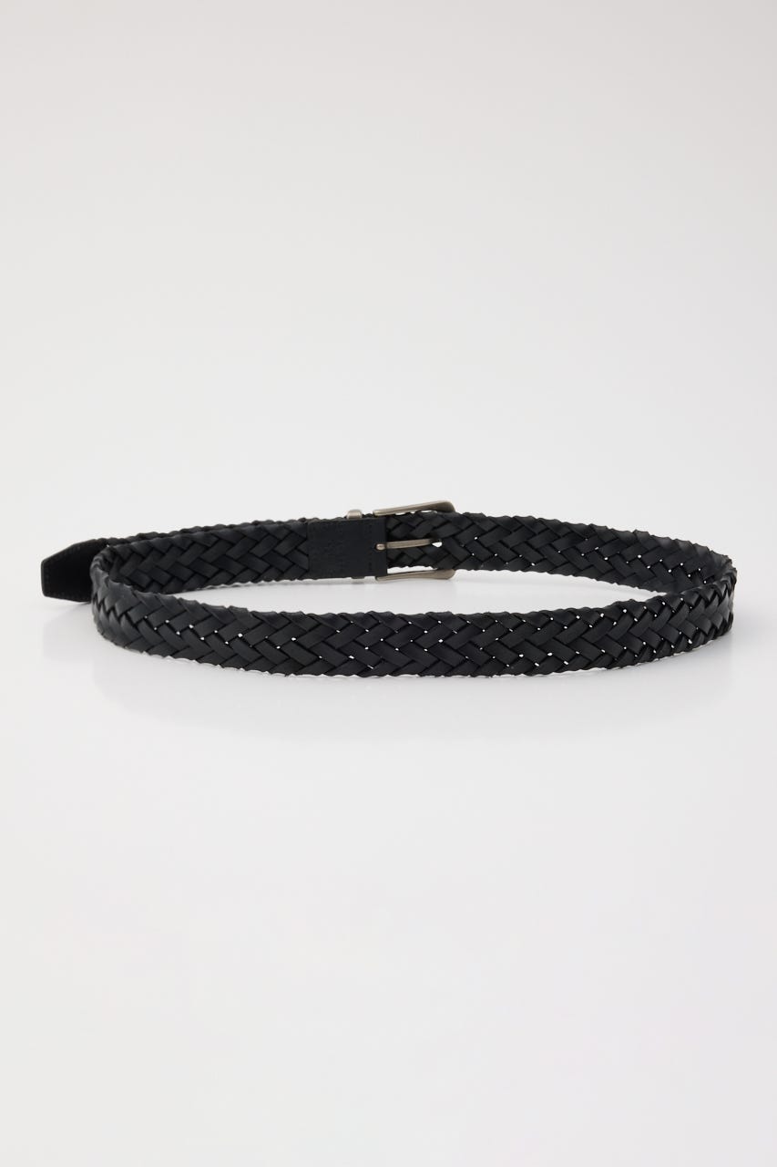 BRAIDS LEATHER ベルト BLK FREE
