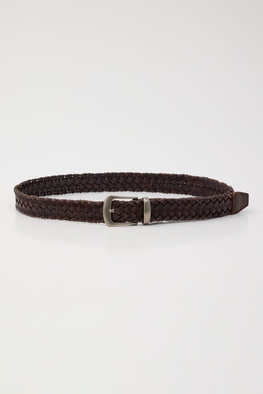 BRAIDS LEATHER ベルト BRN FREE