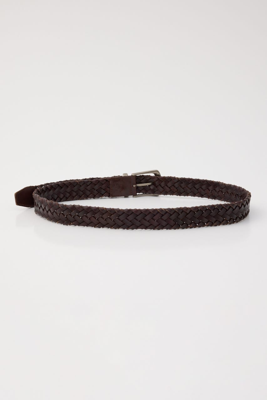 BRAIDS LEATHER ベルト BRN FREE