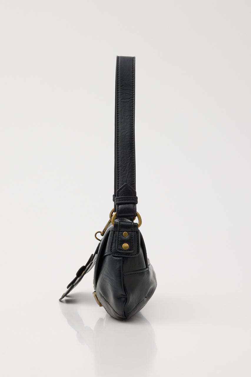 FLOWER CHARM バッグ BLK FREE