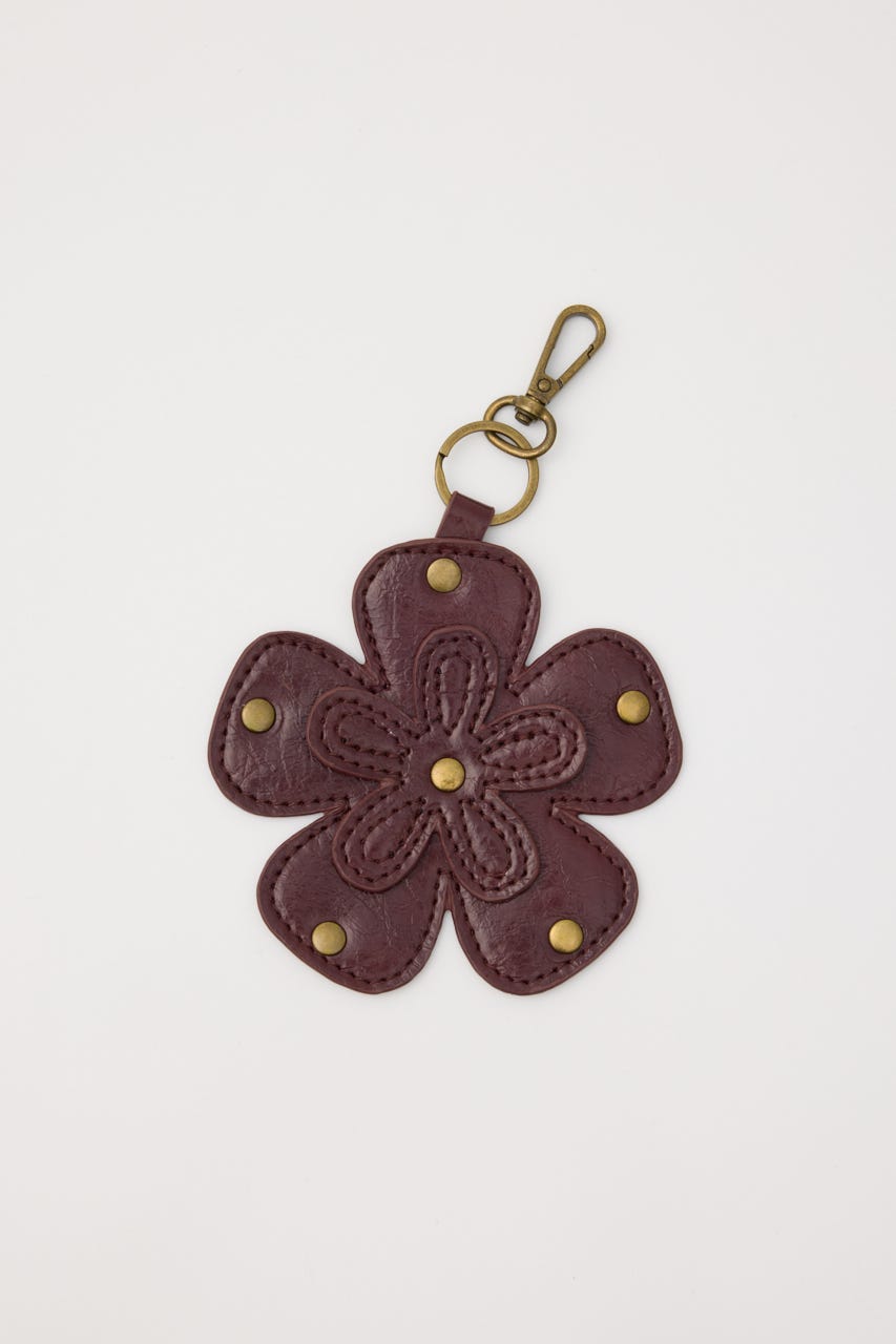 FLOWER CHARM バッグ D/RED FREE