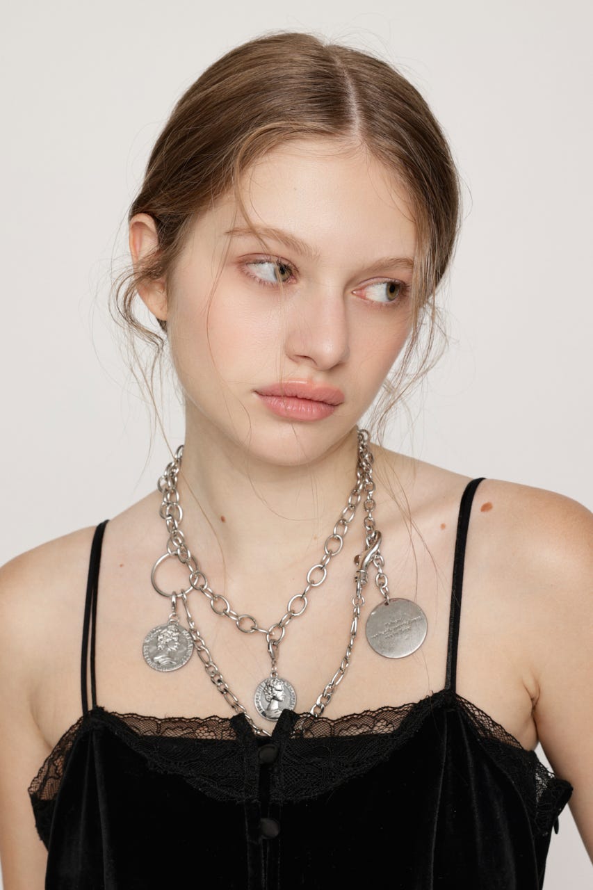 2WAY CHARM CHAIN ベルト SLV FREE