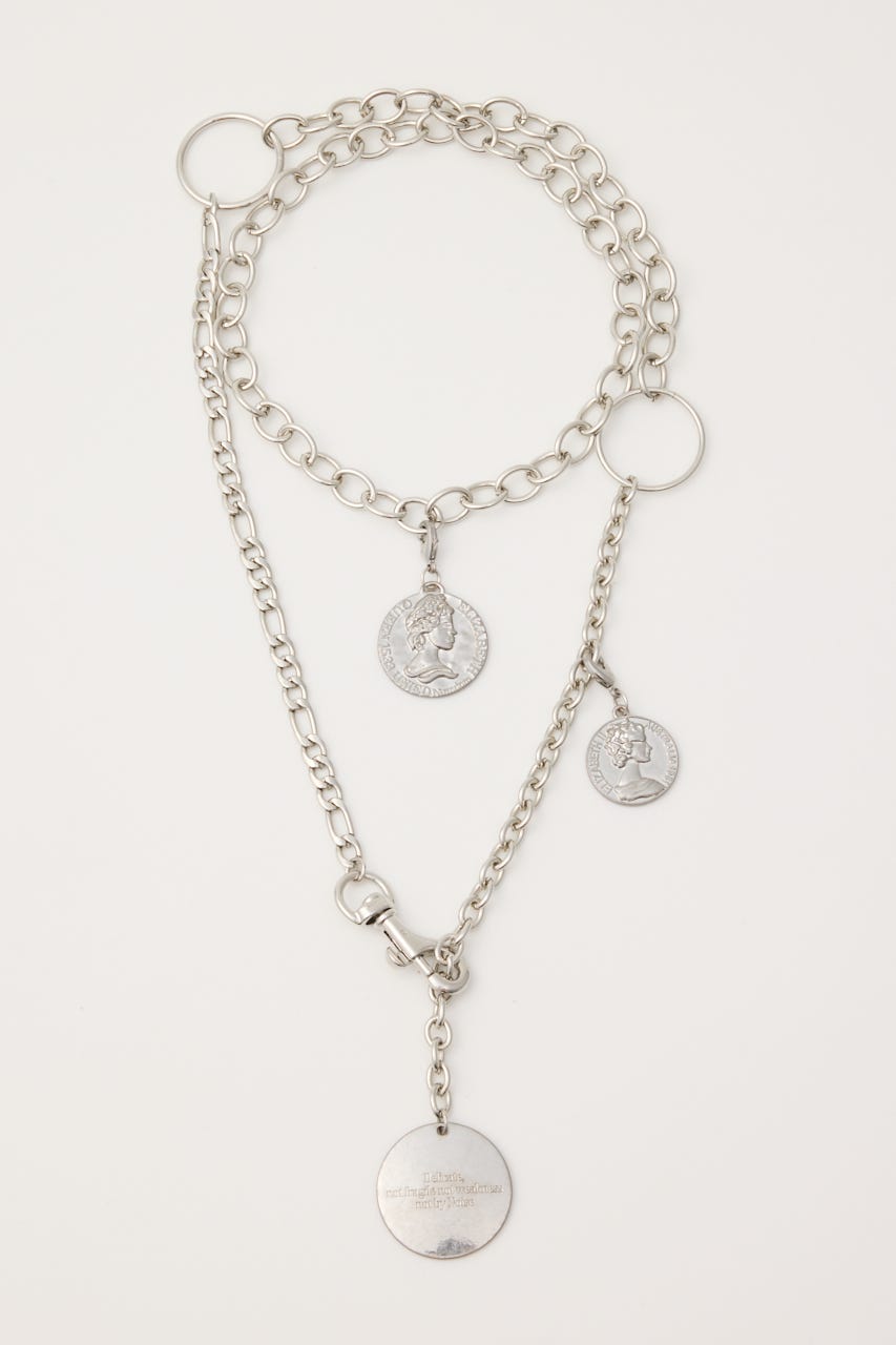 2WAY CHARM CHAIN ベルト SLV FREE