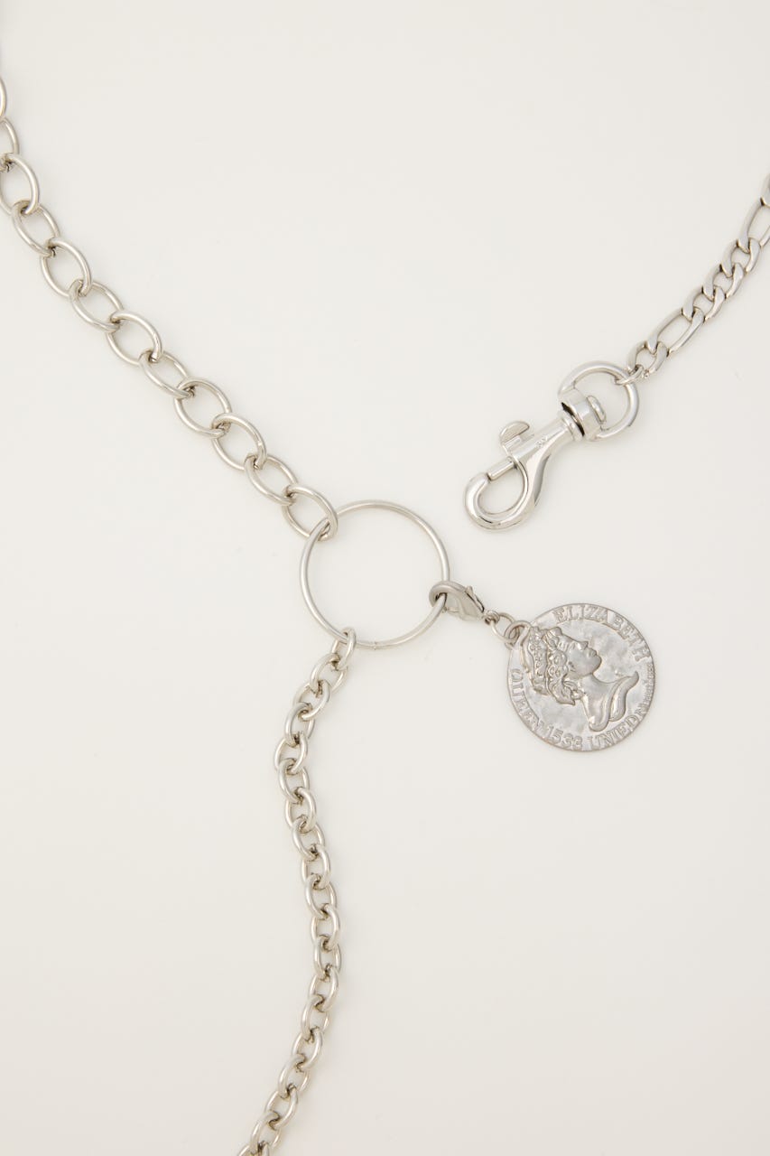 2WAY CHARM CHAIN ベルト SLV FREE