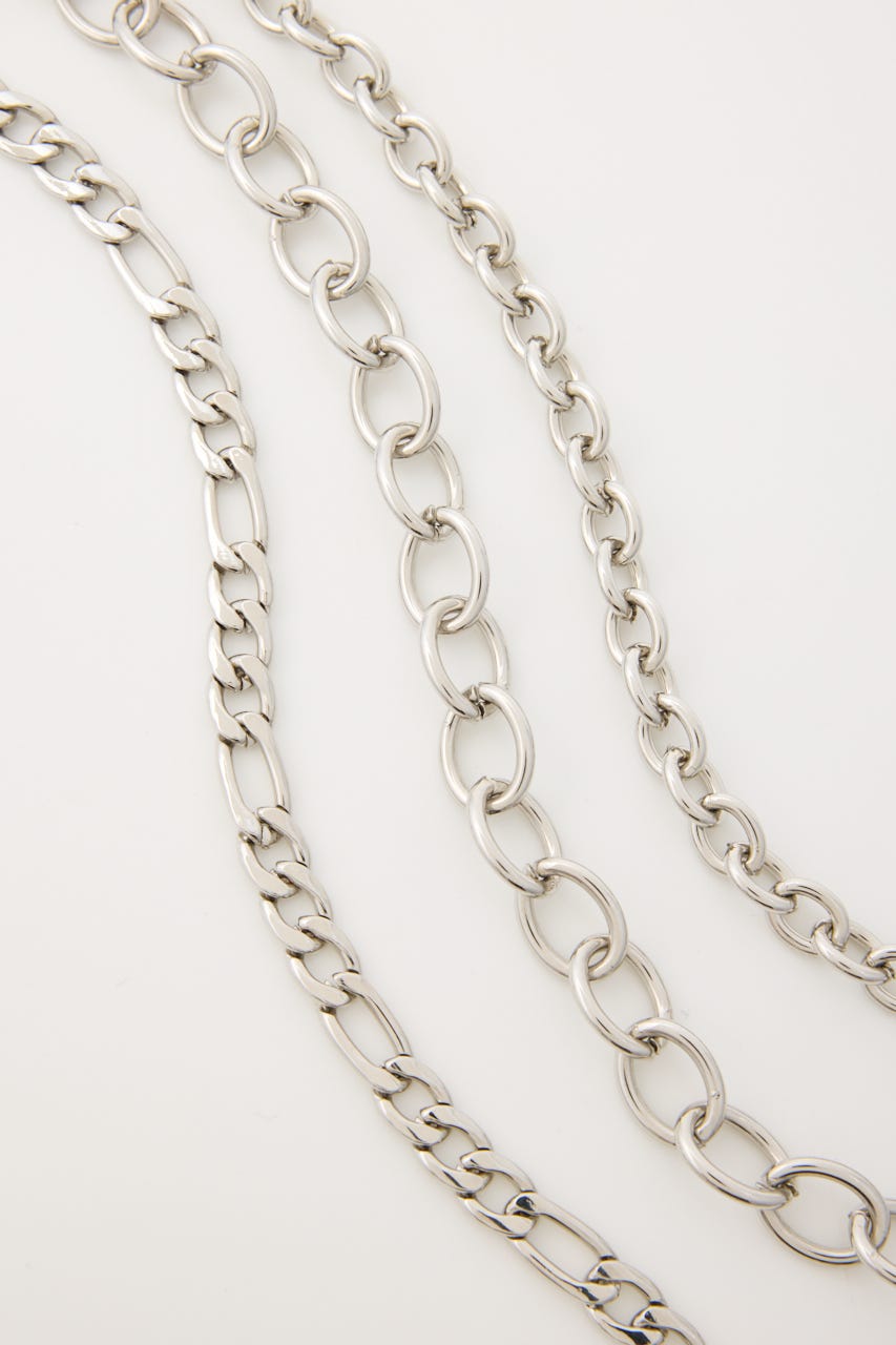 2WAY CHARM CHAIN ベルト SLV FREE