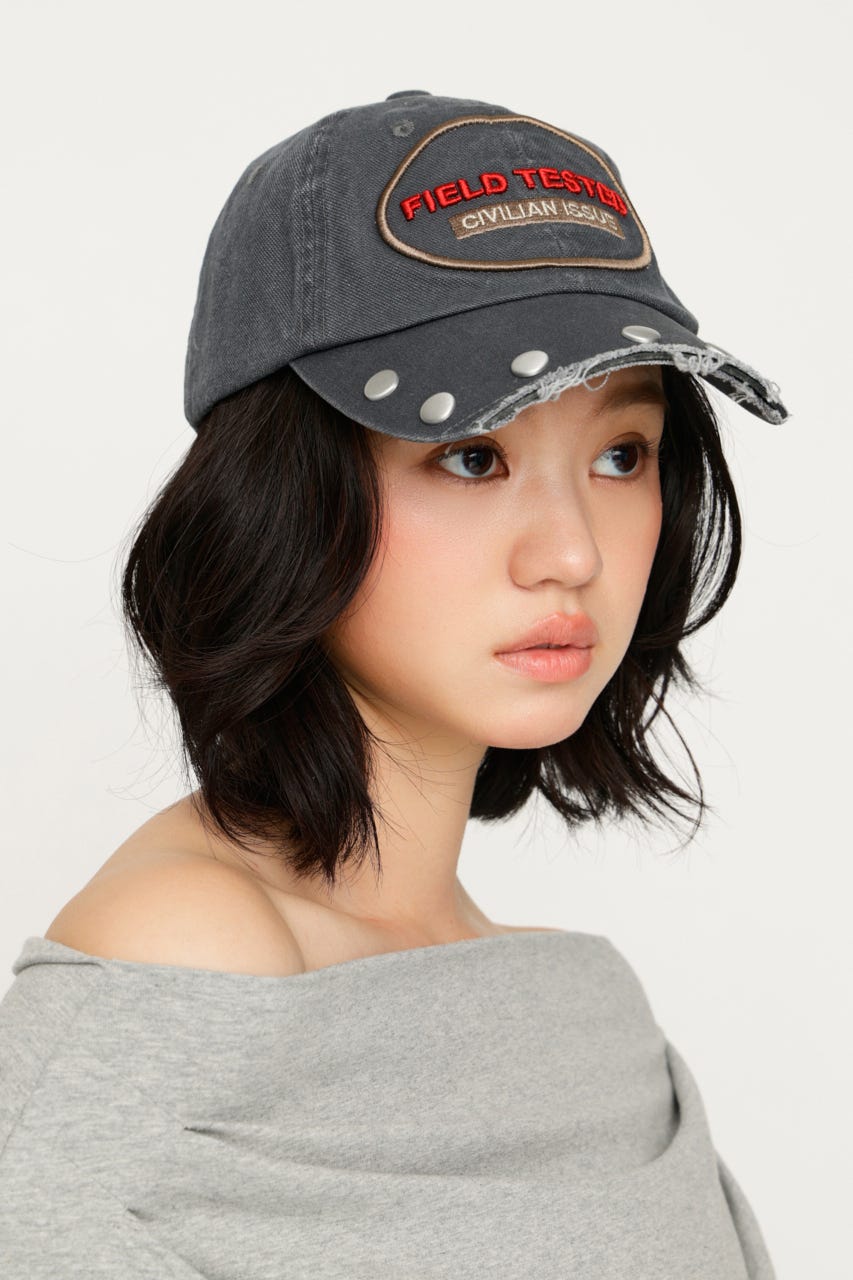 BIG STUDS キャップ L/BLK FREE
