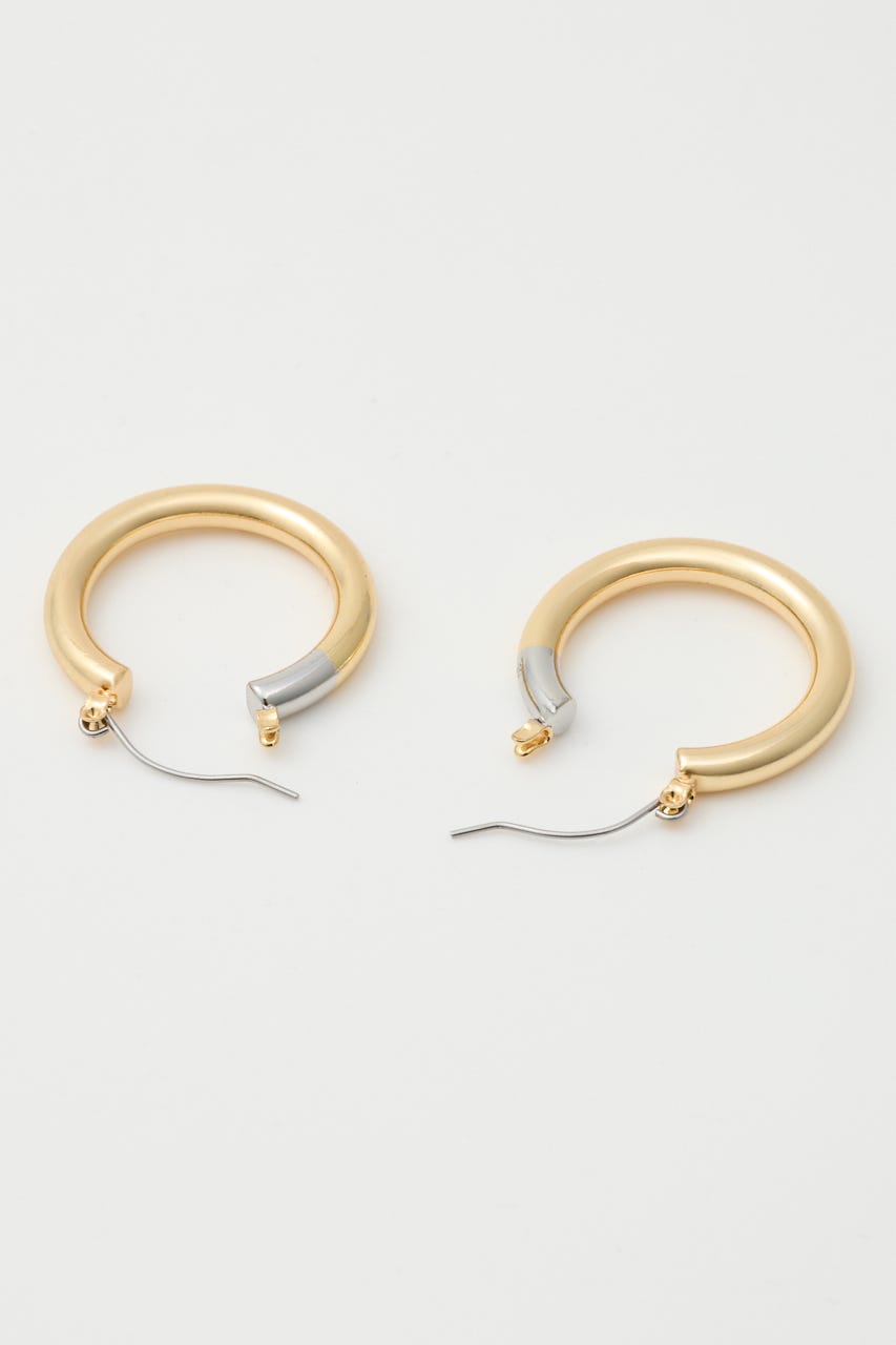 HOOP P／EARRINGS GLD FREE