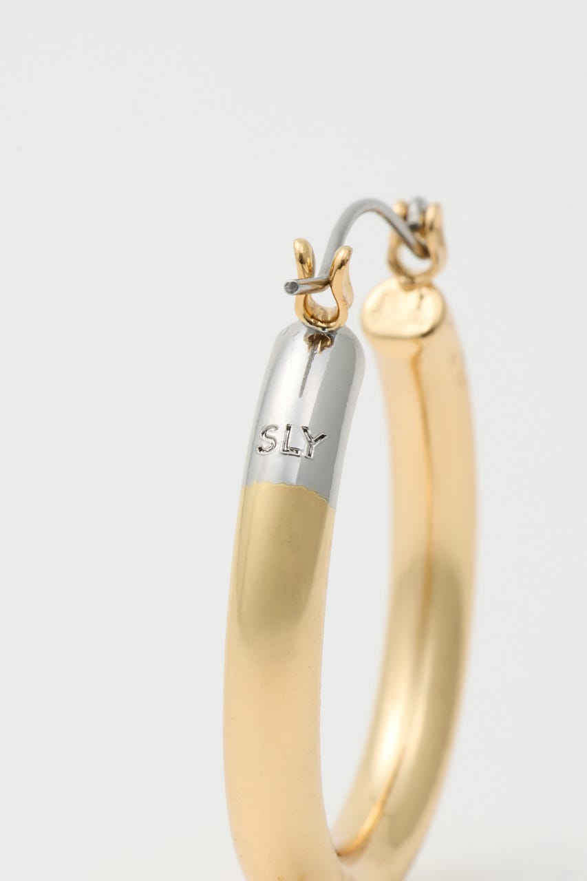 HOOP P／EARRINGS GLD FREE