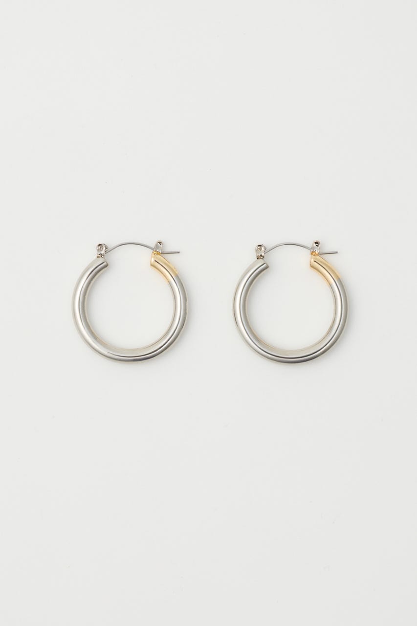 HOOP P／EARRINGS SLV FREE