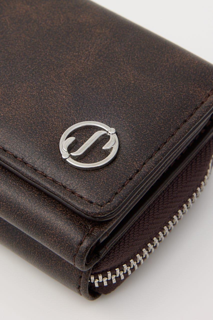S. F／LEATHER ウォレット BRN FREE