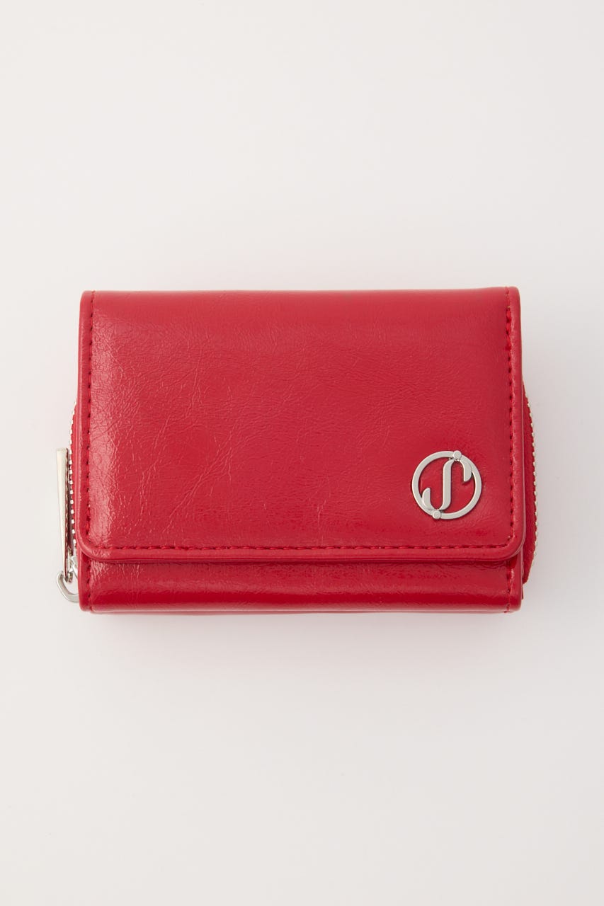 S. F／LEATHER ウォレット RED FREE