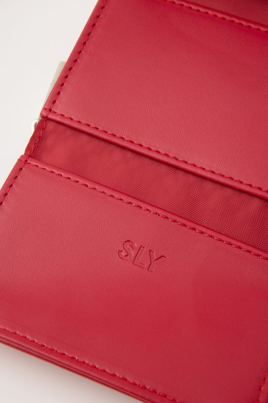 S. F／LEATHER ウォレット RED FREE