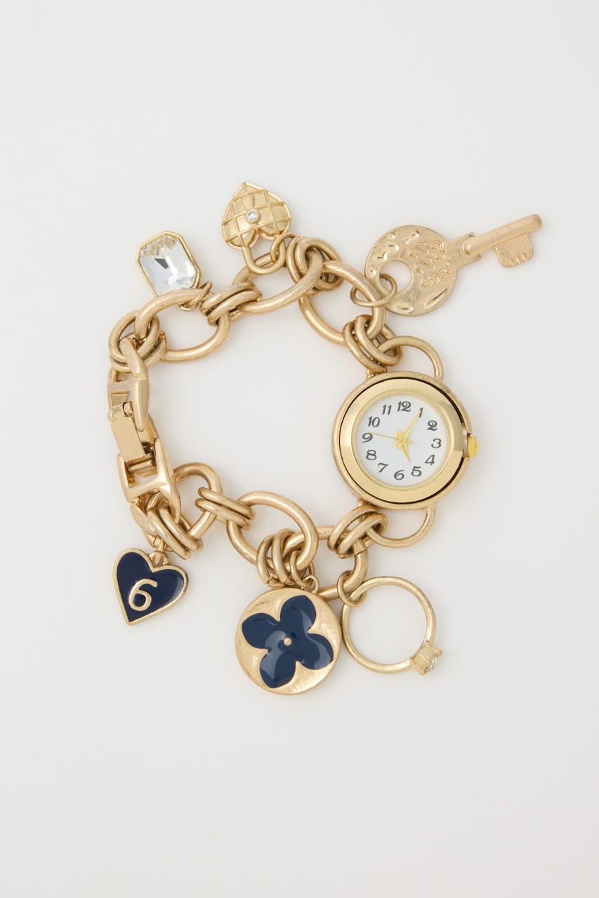 WATCH CHARM ブレスレット GLD FREE