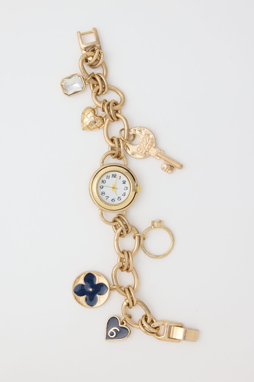 WATCH CHARM ブレスレット GLD FREE
