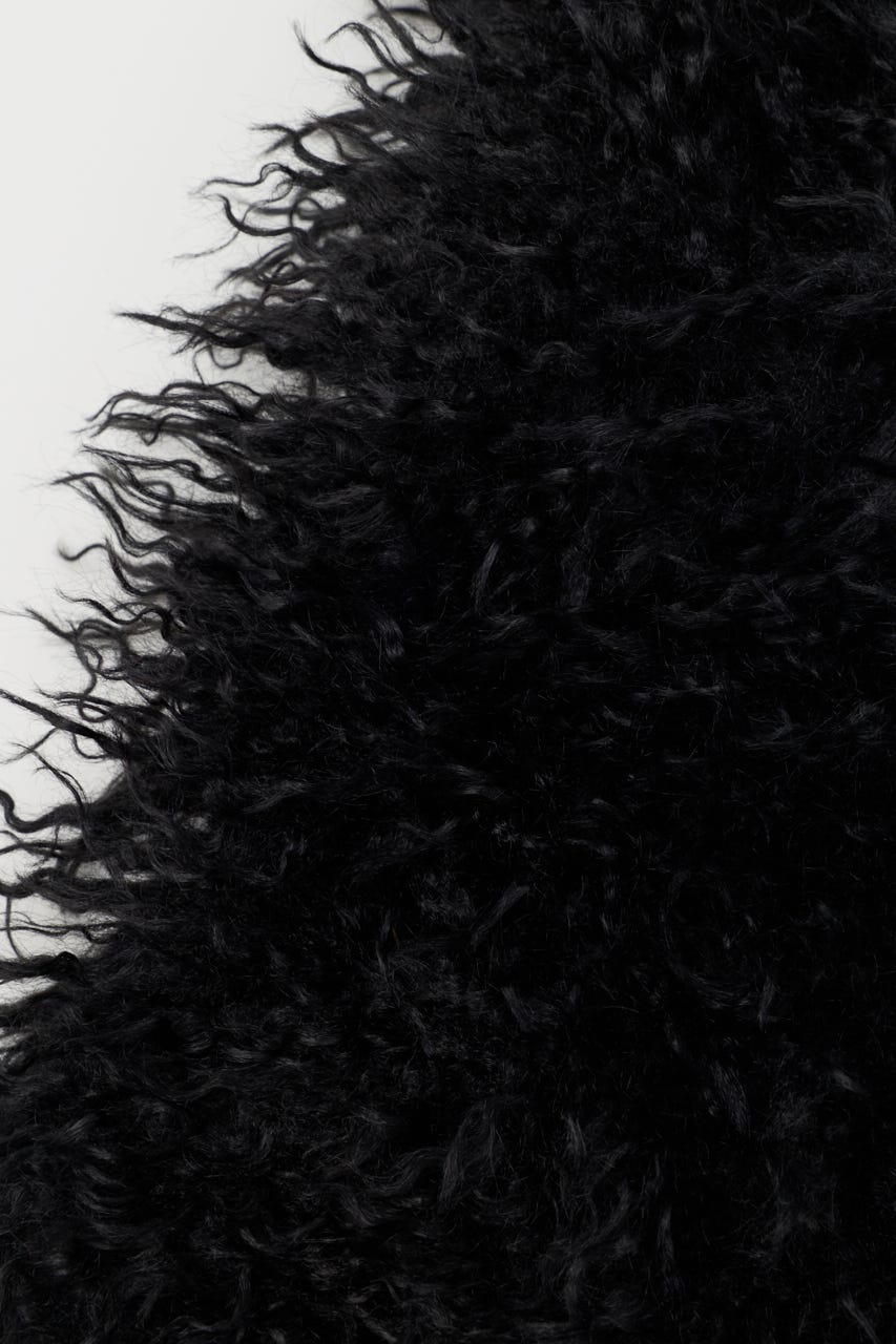 F／FUR マフラー BLK FREE