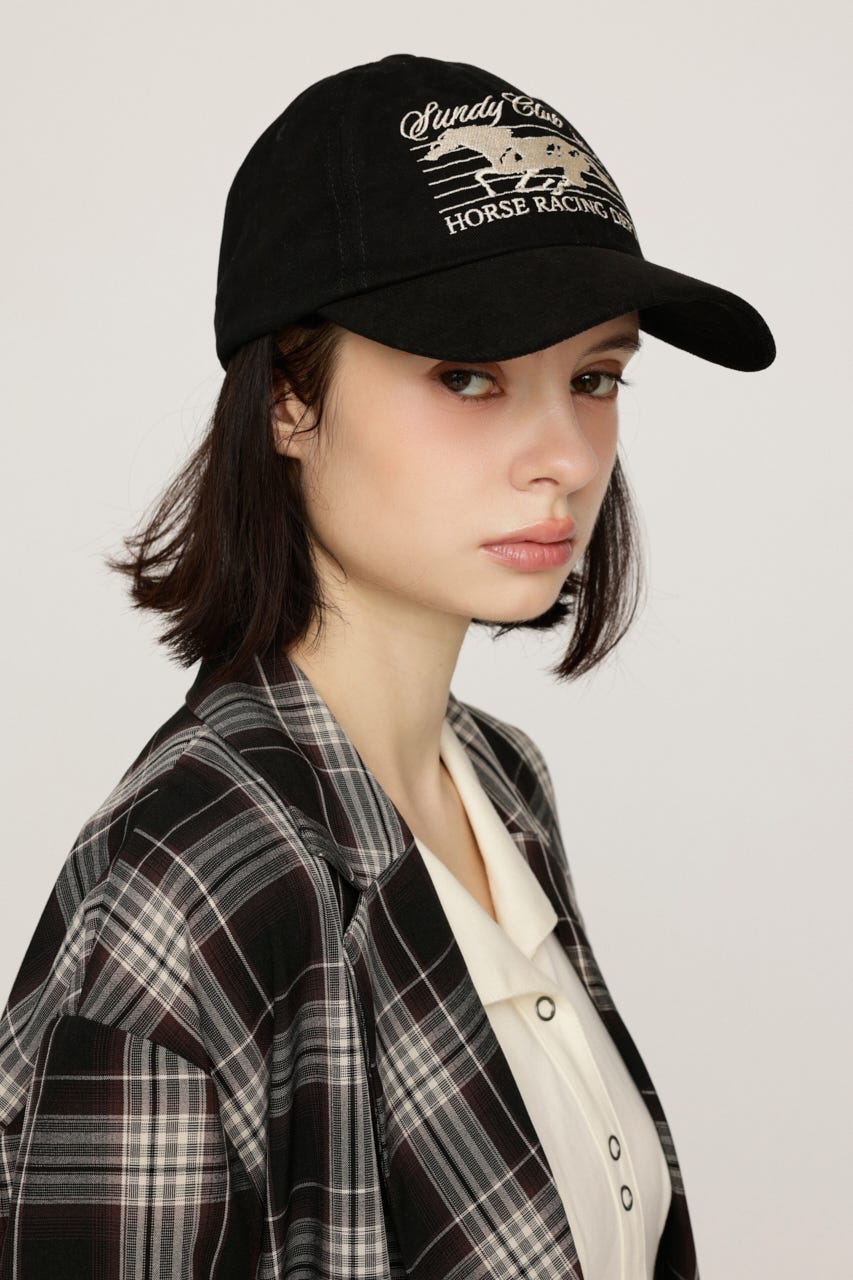 COTTON HORSE キャップ BLK FREE