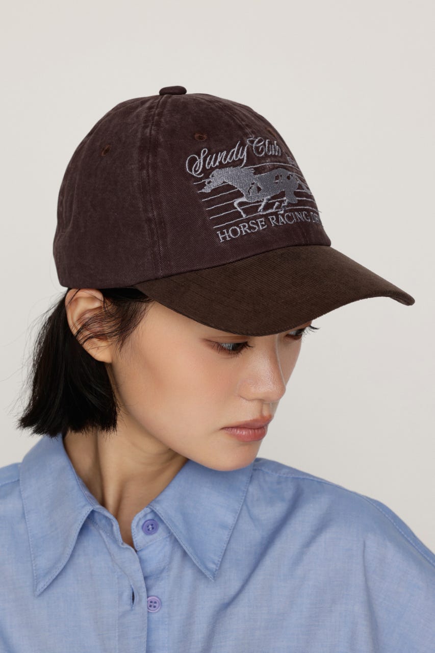 COTTON HORSE キャップ BRN FREE
