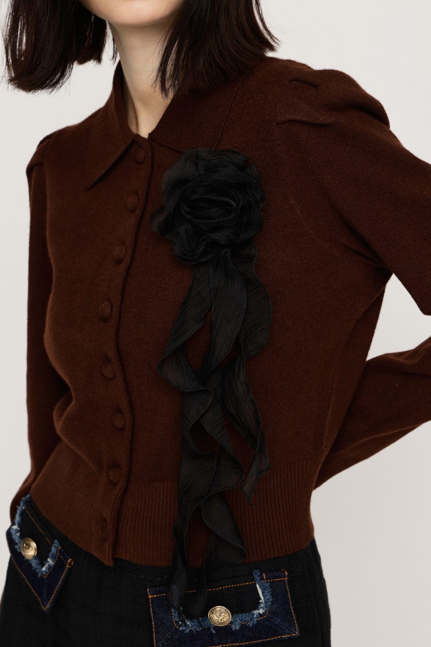 CUT OFF FLOWER COSARGE BLK FREE