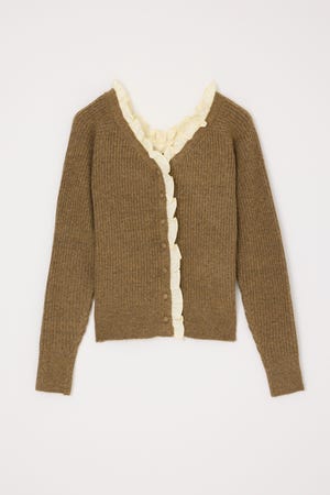 【AW PRE ORDER 第2弾】MANYWAY FRILLED KNIT トップス