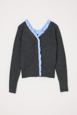 【AW PRE ORDER 第2弾】MANYWAY FRILLED KNIT トップス