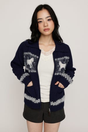 JQ COWICHAN ZIP トップス