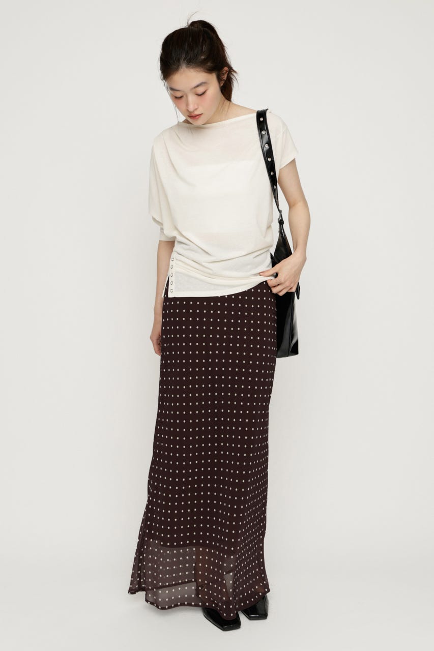 DEFORMED DRAPE トップス IVOY FREE