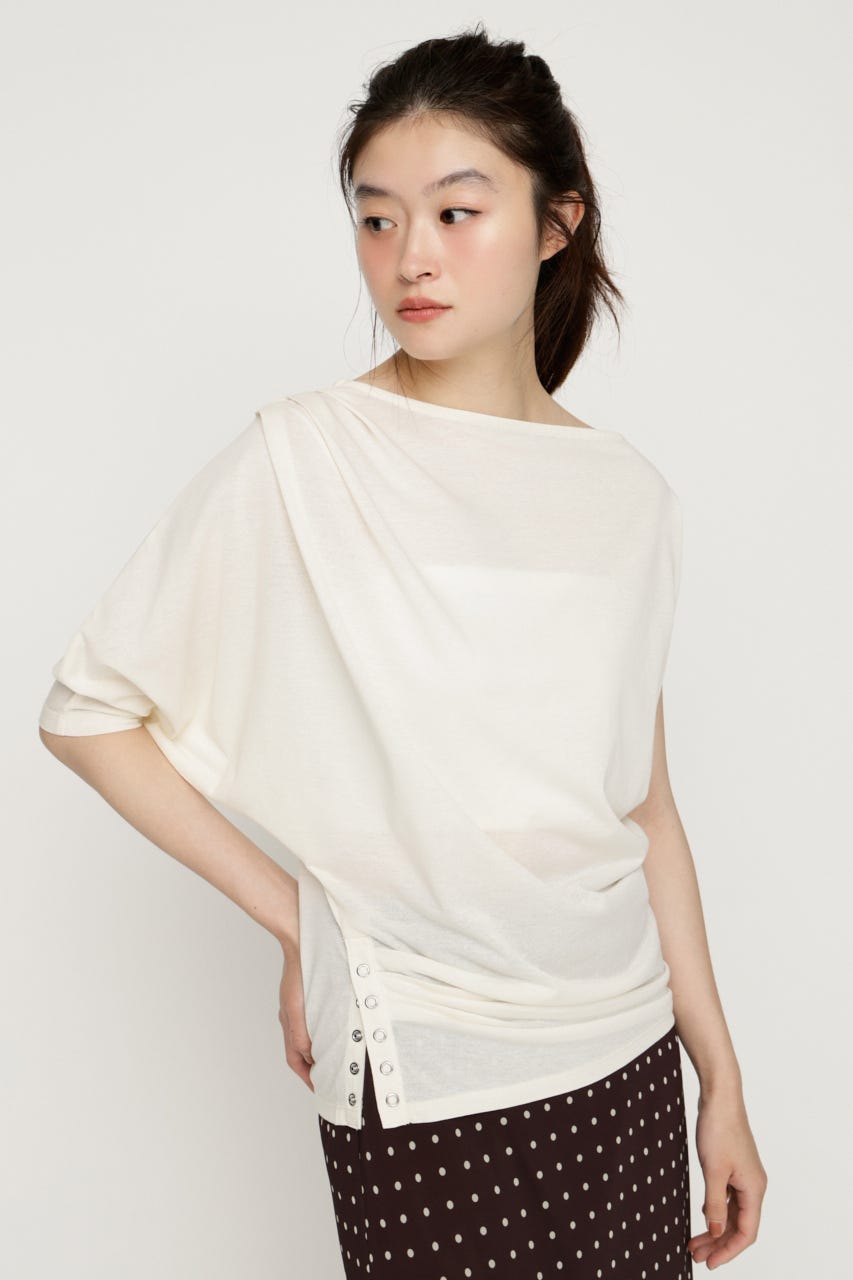 DEFORMED DRAPE トップス IVOY FREE