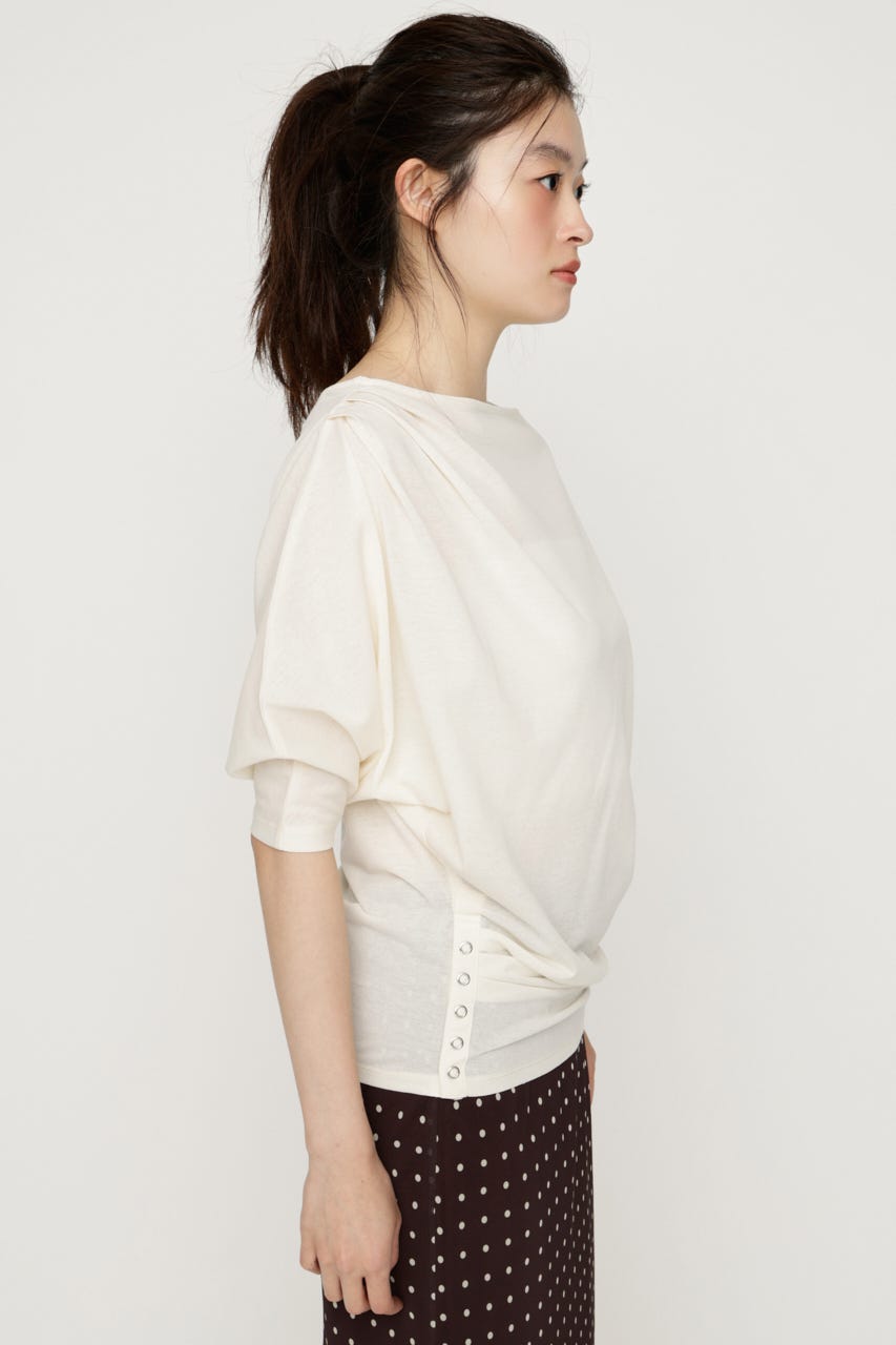 DEFORMED DRAPE トップス IVOY FREE