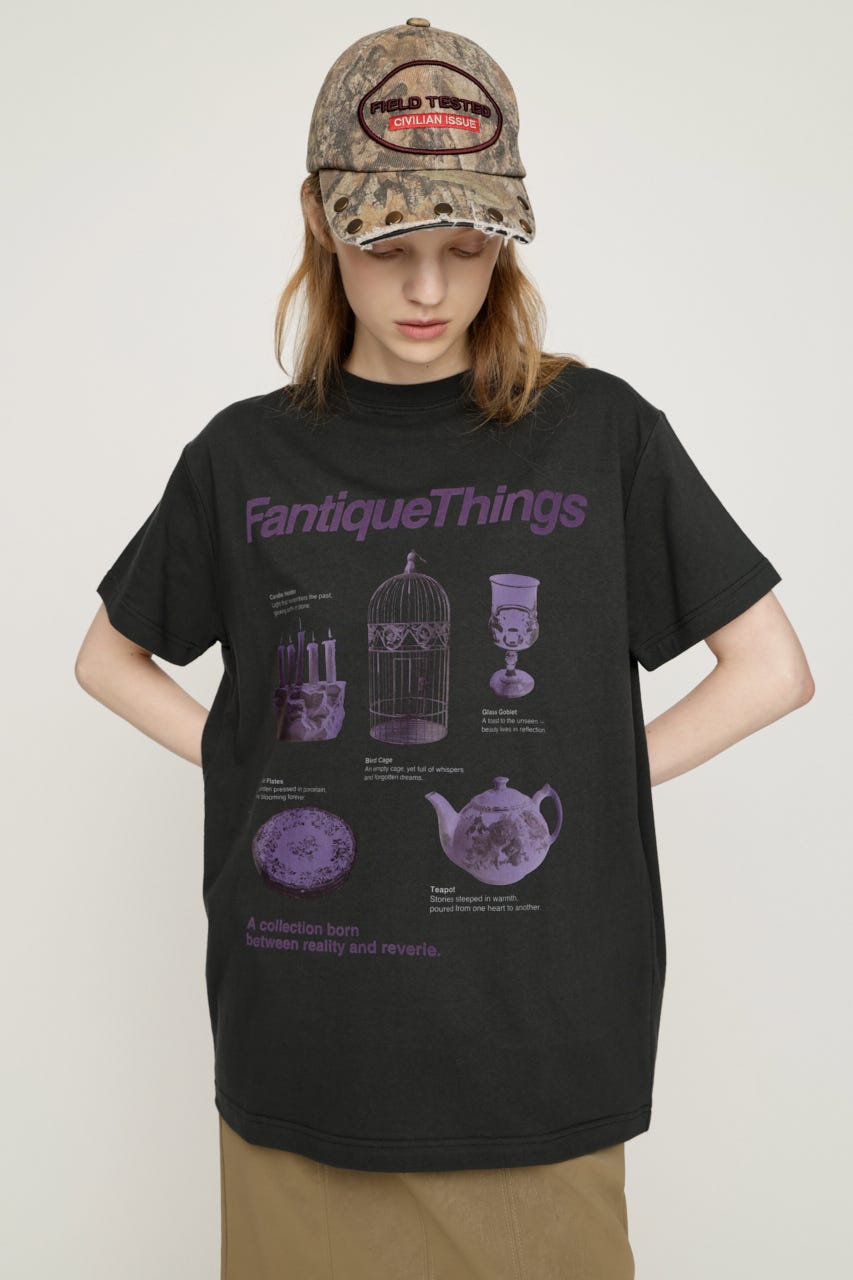 FANTIQUE THINGS LOGO Tシャツ L/BLK 2