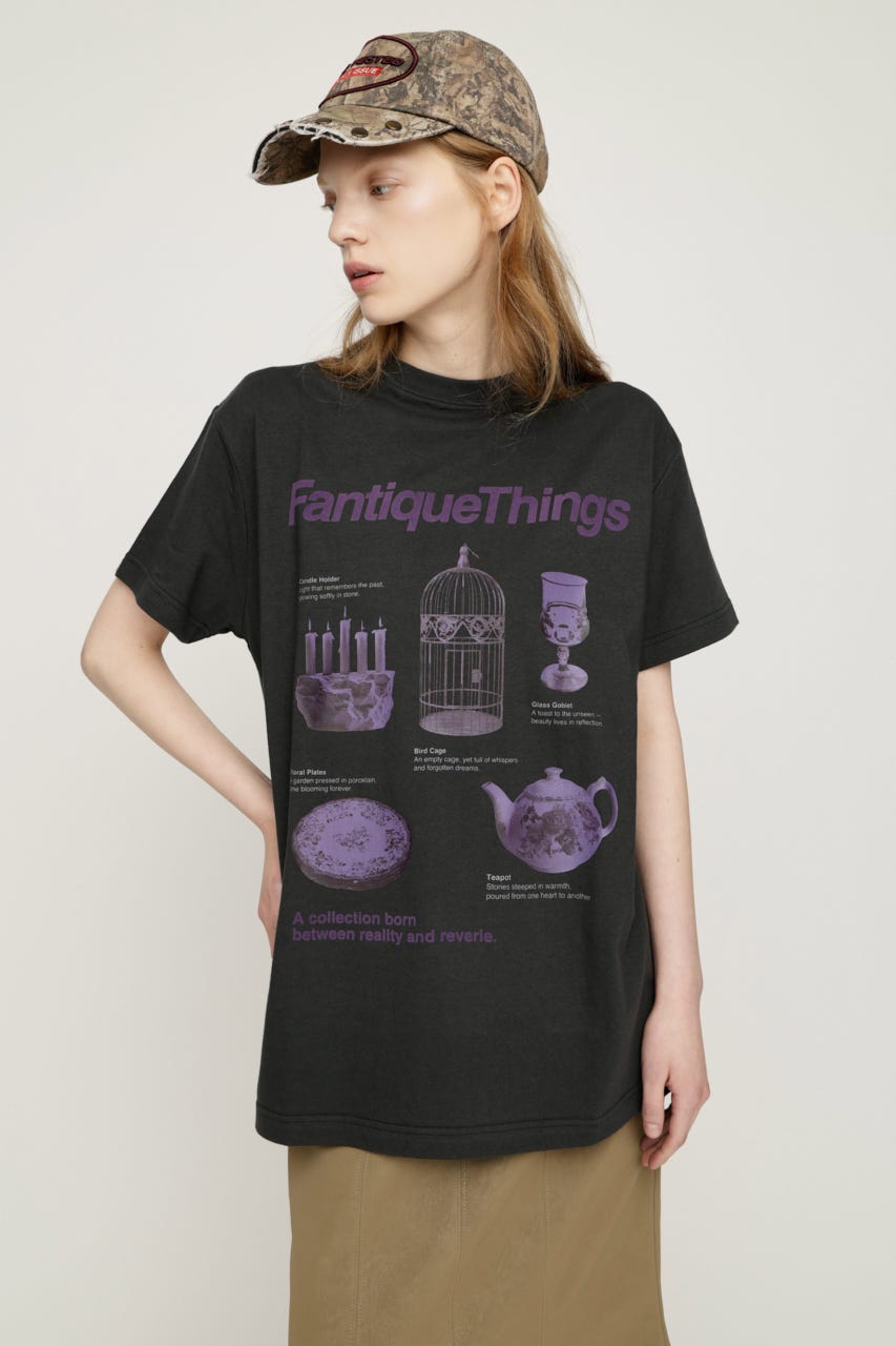 FANTIQUE THINGS LOGO Tシャツ L/BLK 2