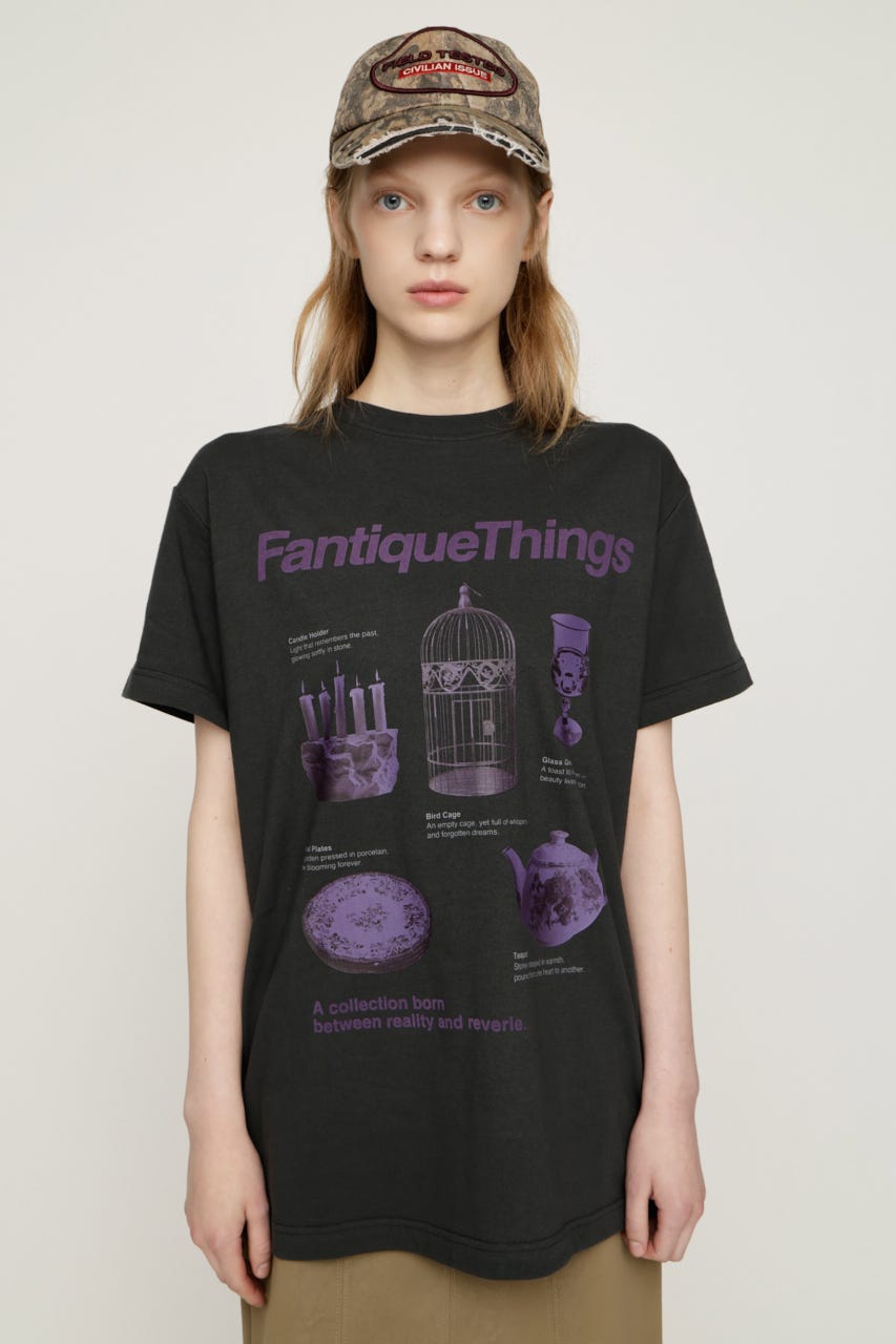 FANTIQUE THINGS LOGO Tシャツ L/BLK 2