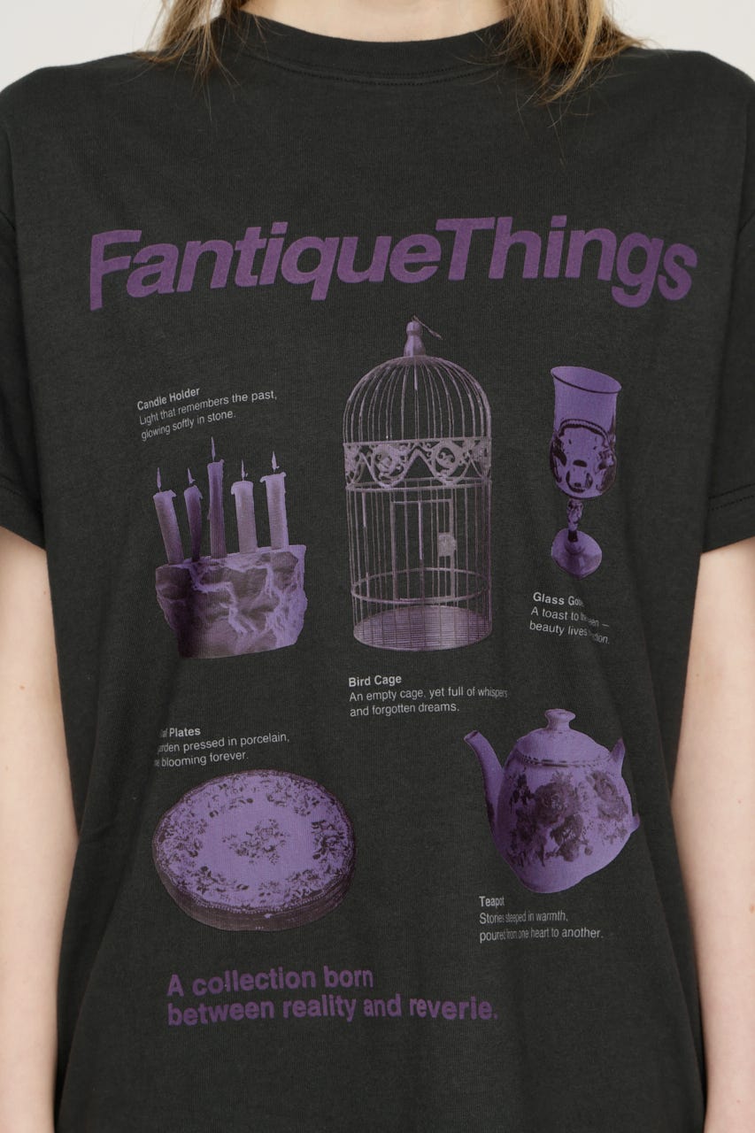 FANTIQUE THINGS LOGO Tシャツ L/BLK 2