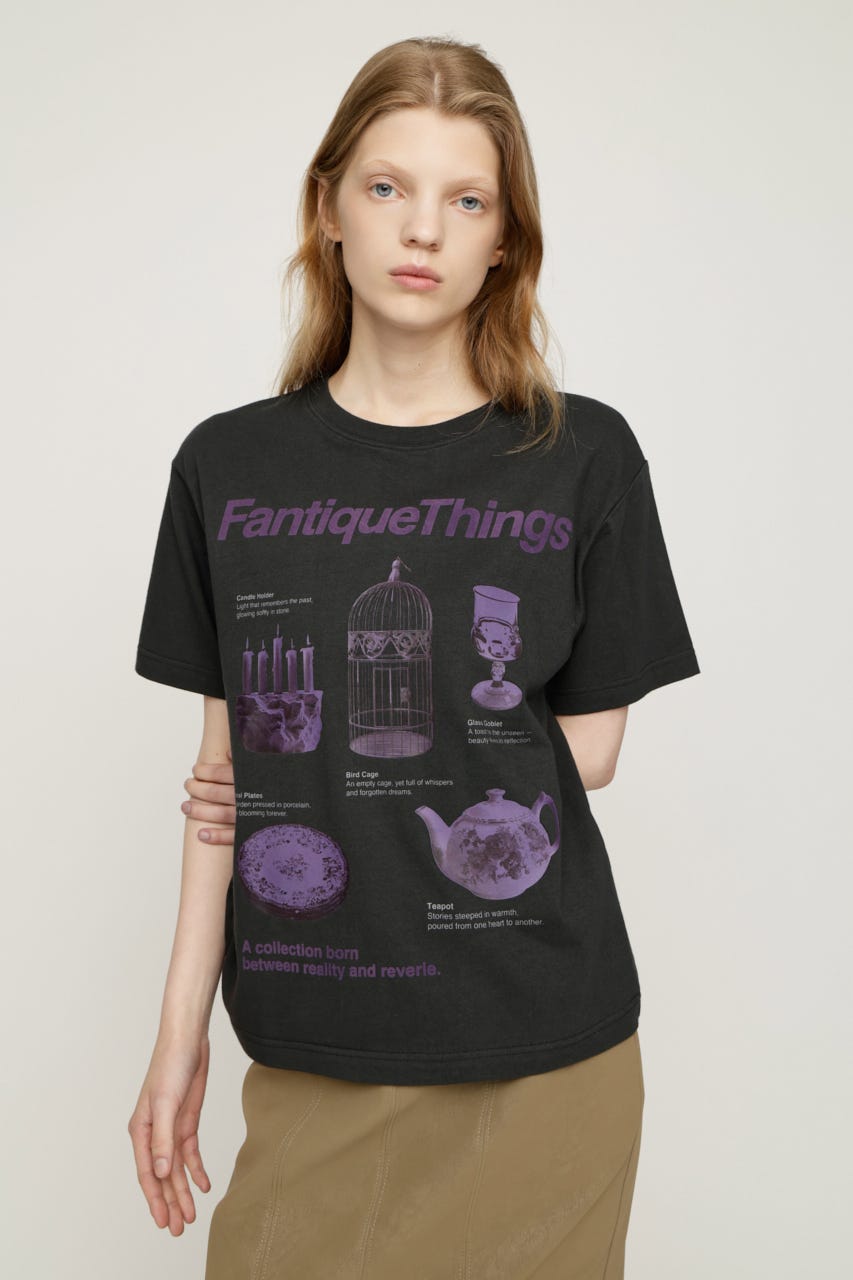 FANTIQUE THINGS LOGO Tシャツ L/BLK 2