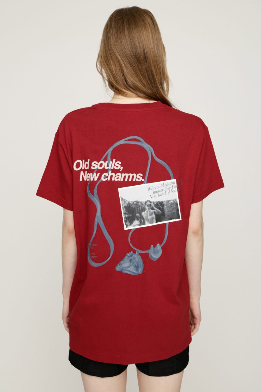 FANTIQUE THINGS LOGO Tシャツ RED 1