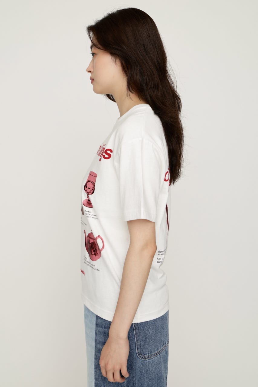FANTIQUE THINGS LOGO Tシャツ WHT 1