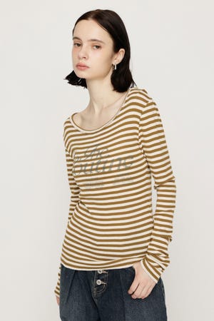 BORDER LOGO Tシャツ