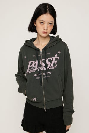 2 SIZE LOGO HOODIE
