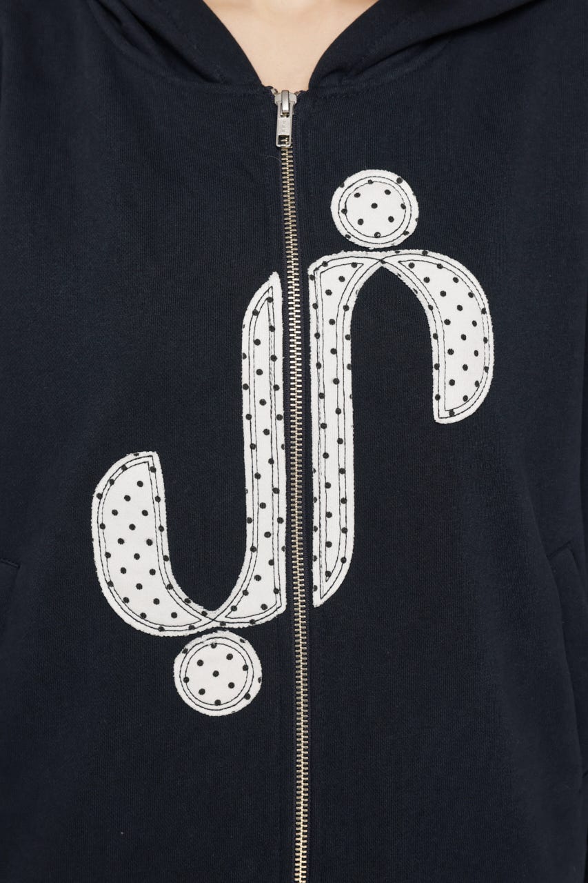 S. PATCHED HOODIE パーカー NVY FREE