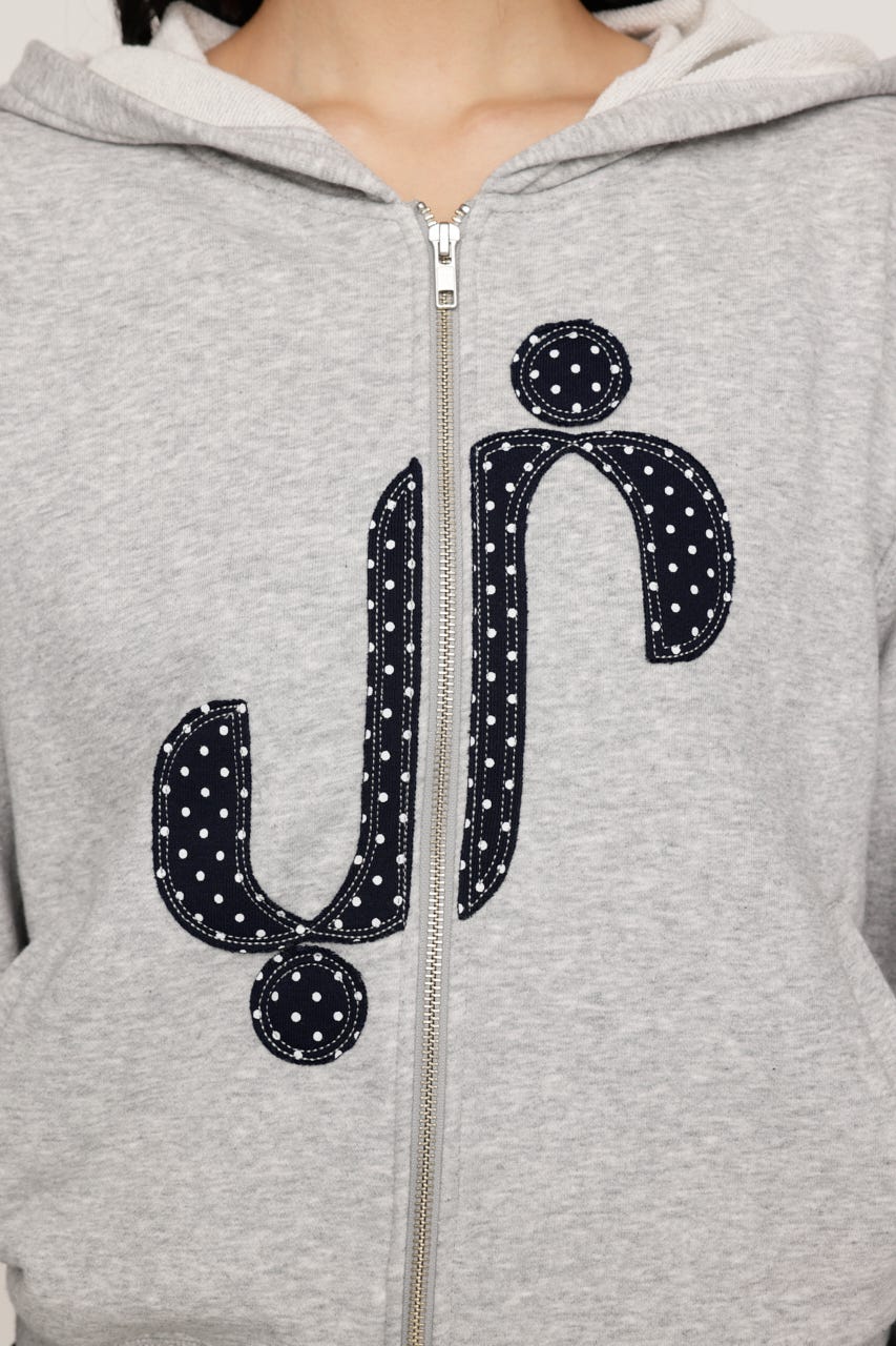 S. PATCHED HOODIE パーカー T.GRY FREE