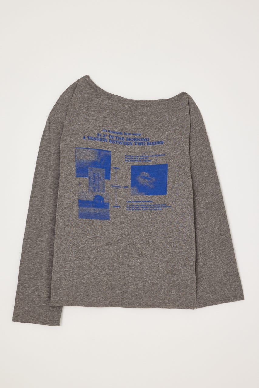 【AW PRE ORDER 第2弾】ONE SHOULDER PHOTO LOGO トップス T.GRY FREE