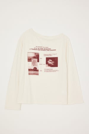 【AW PRE ORDER 第2弾】ONE SHOULDER PHOTO LOGO トップス