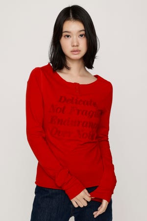EMBROIDERY LOGO SLIM Tシャツ