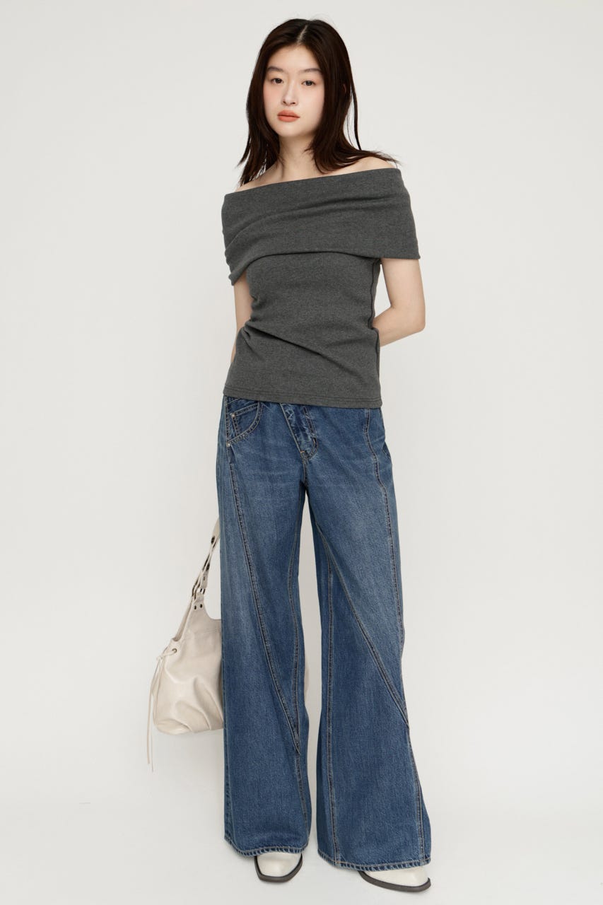 J／W SOFT SWITCHING STRAIGHT パンツ BLU 1