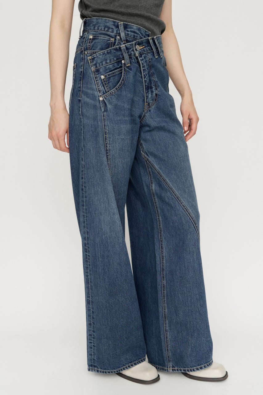 J／W SOFT SWITCHING STRAIGHT パンツ BLU 1